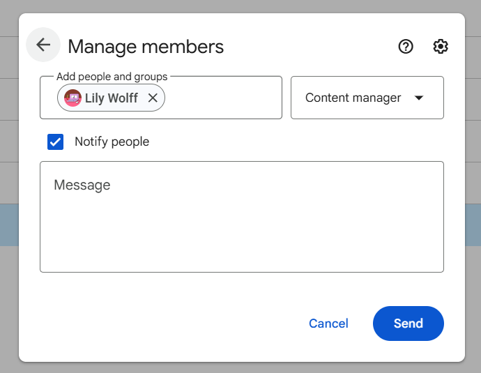 Manage Members